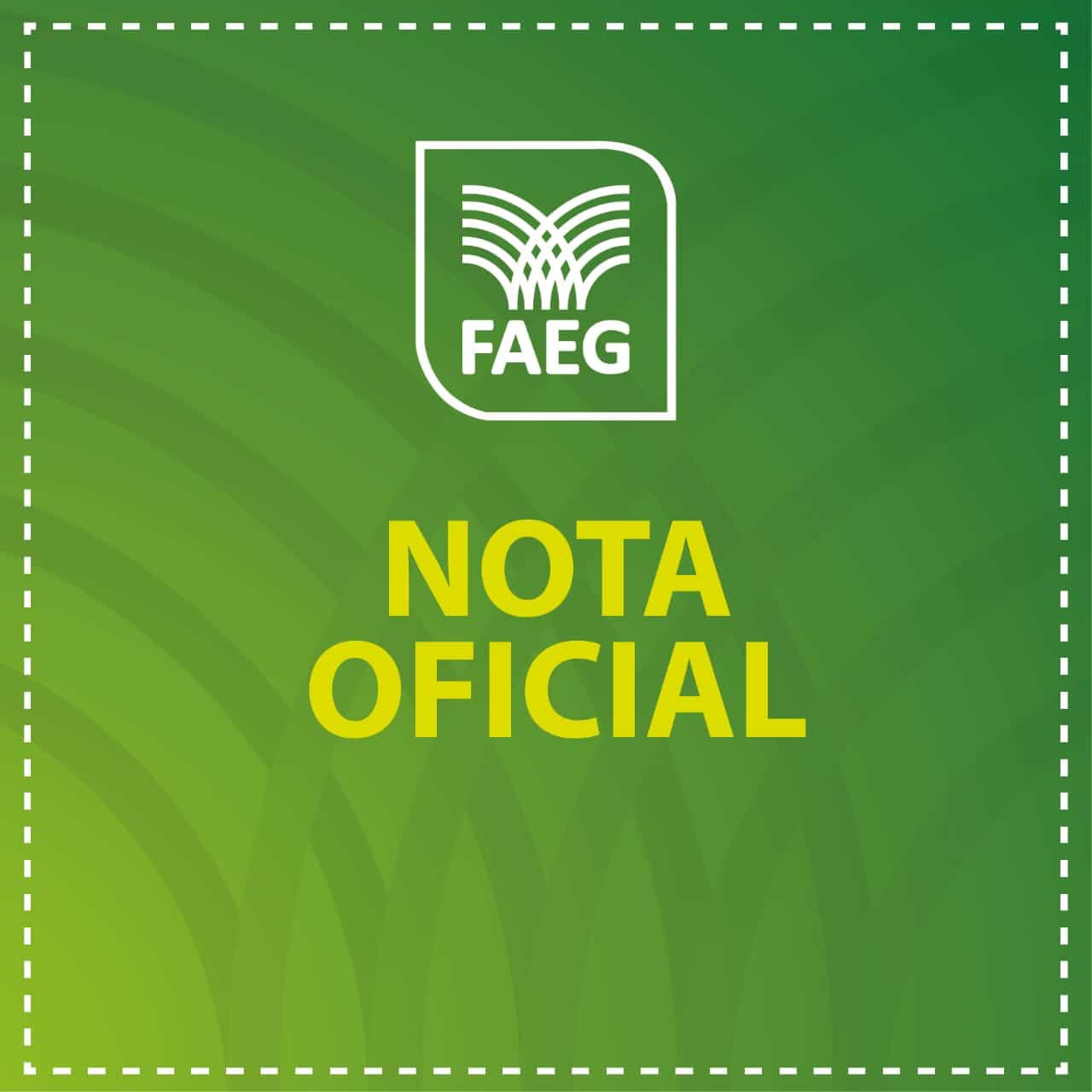 Nota Oficial FAEG