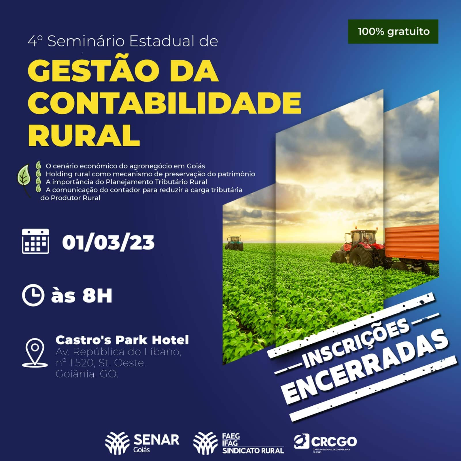 Senar GO: Gestão da Contabilidade Rural