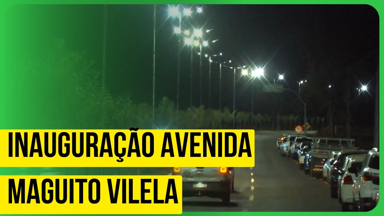 Avenida Governador Maguito Vilela é inaugurada