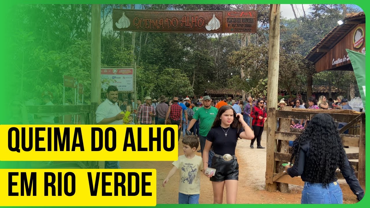 Queima do Alho em Rio Verde