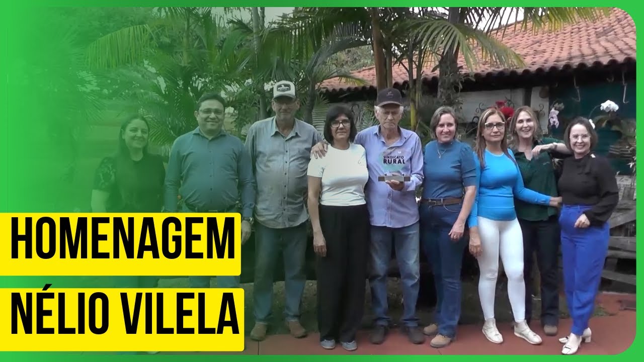 Sindicato Rural de Jataí homenageou Nélio Vilela