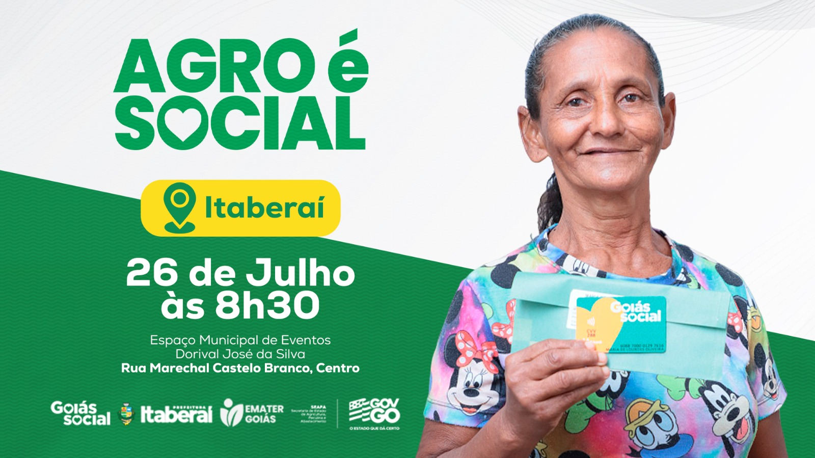 Emater realiza 7ª edição do Agro é Social em Itaberaí no dia 26 de julho