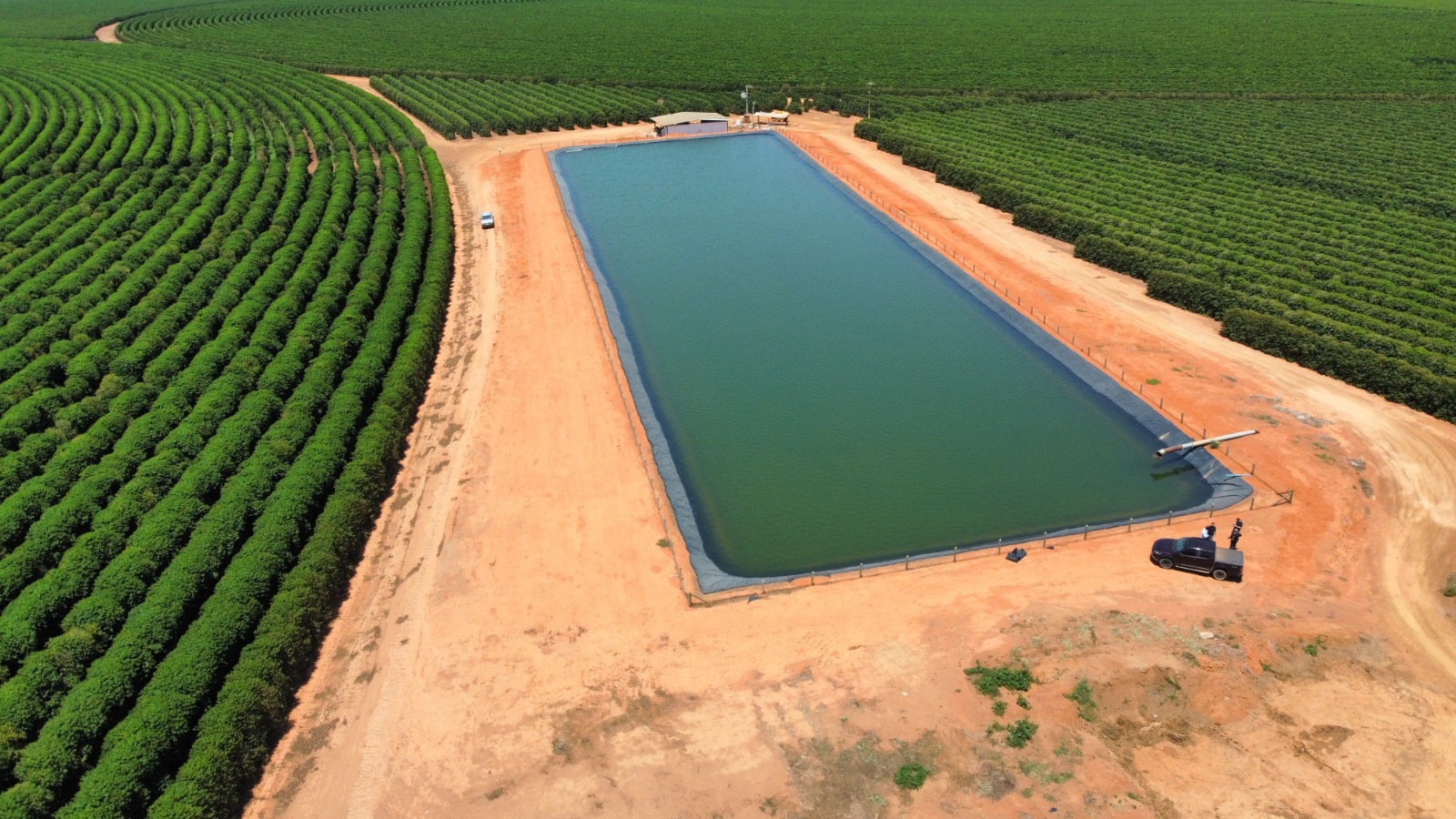 Segurança é importante na hora de instalar reservatórios de água para irrigação