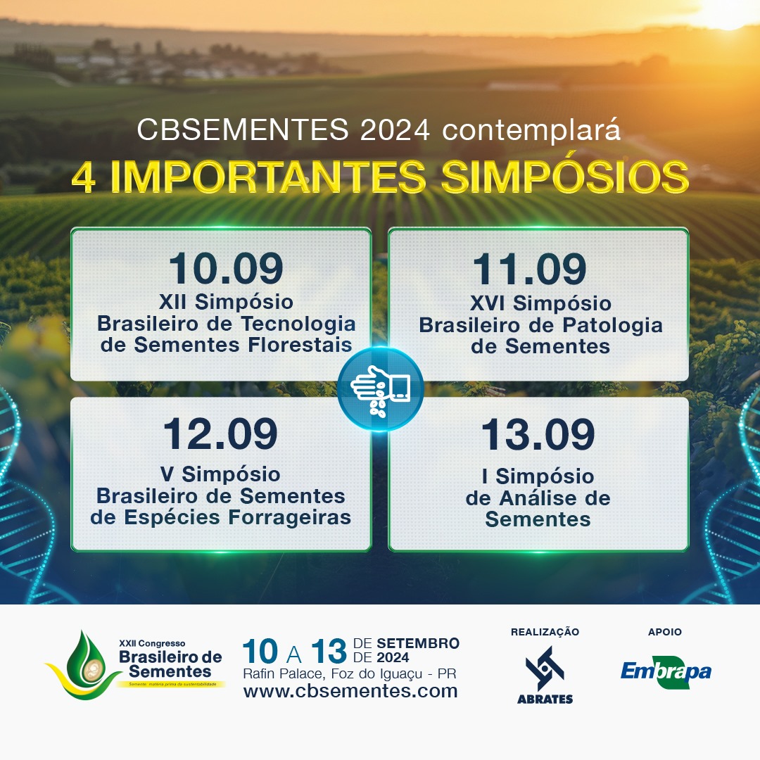 XXII Congresso Brasileiro de Sementes em Foz do Iguaçu