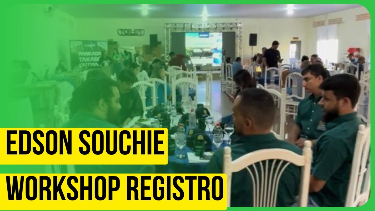 Edson Souchie no 1º Workshop Registro