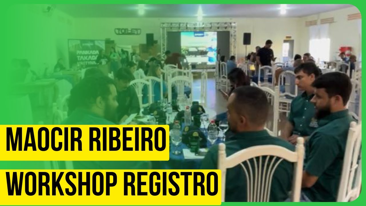 Moacir Ribeiro no 1º Workshop Registro