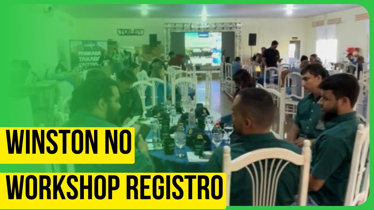 Winston no 1º Workshop Registro