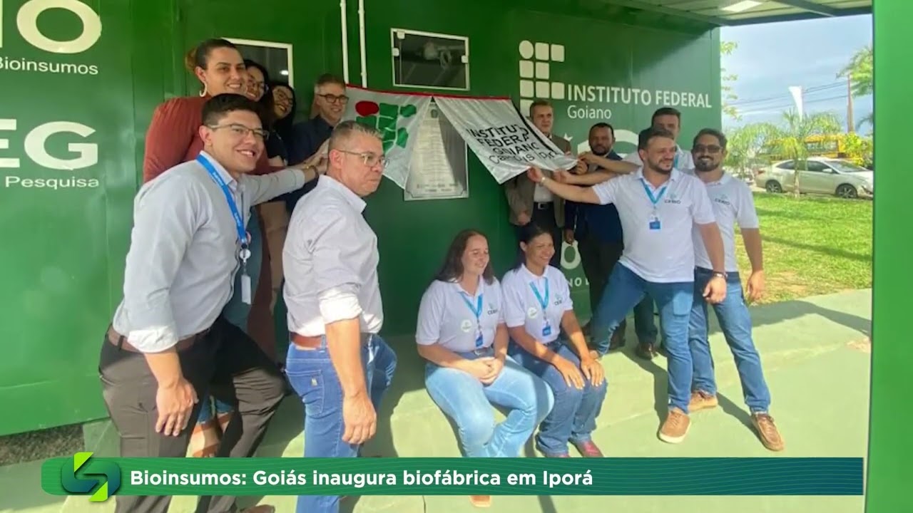 O governo de Goiás inaugura biofábrica em Iporá